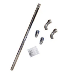 AKW Smartcare Shower Riser Rail Set Assembly - Chrome