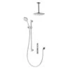 Aqualisa ISystem Concealed Digital Shower With Adj And Ceiling Fixed Shower Heads - Gravity Pumped -Home Bathroom Store aqualisa isystem concealed digital shower with adj and ceiling fixed shower heads gravity pumped isd.a2.bv .dvfc .14