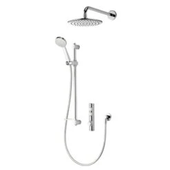 Aqualisa ISystem Concealed Digital Shower With Adj And Wall Fixed Shower Heads - Gravity Pumped