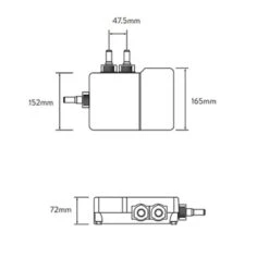 Aqualisa ISystem Concealed Digital Shower With Wall Fixed Shower Head - HP/Combi -Home Bathroom Store aqualisa isystem concealed digital shower with wall fixed shower head hp combi isd.a1.bfw .14 3