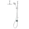 Aqualisa Optic Q Digital Smart Shower Exposed Dual With Ceiling Head - High Pressure/Combi -Home Bathroom Store aqualisa optic q digital smart shower exposed dual with ceiling head high pressure combi opq.a1.ev .dvfc .20
