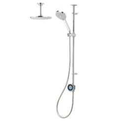Aqualisa Optic Q Digital Smart Shower Exposed Dual With Ceiling Head - High Pressure/Combi