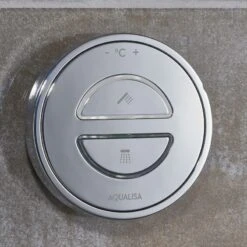 Aqualisa Unity Q Digital Smart Shower Concealed Dual With Wall Head - Gravity Pumped -Home Bathroom Store aqualisa unity q digital smart shower concealed dual with wall head gravity pumped utq.a2.bv .dvfw .20 1