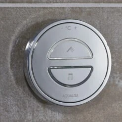 Aqualisa Unity Q Digital Smart Shower Concealed Dual With Wall Head - High Pressure/Combi -Home Bathroom Store aqualisa unity q digital smart shower concealed dual with wall head high pressure combi utq.a1.bv .dvfw .20 1