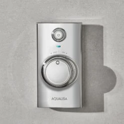 Aqualisa Visage Q Digital Smart Shower Concealed With Wall Head - Gravity Pumped -Home Bathroom Store aqualisa visage q digital smart shower concealed with wall head gravity pumped vsq.a2.br .20 1