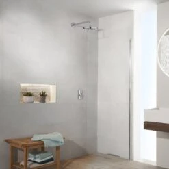 Aqualisa Visage Q Digital Smart Shower Concealed With Wall Head - Gravity Pumped -Home Bathroom Store aqualisa visage q digital smart shower concealed with wall head gravity pumped vsq.a2.br .20 3
