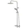 Bristan Claret Thermostatic Exposed Bar Shower With Rigid Riser -Home Bathroom Store bristan claret thermostatic exposed bar shower with rigid riser clr shxdivff c