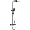 Bristan Craze Adjustable Rigid Riser Diverter Bar Shower - Black -Home Bathroom Store bristan craze adjustable rigid riser diverter bar shower black crz shxdivctff blk