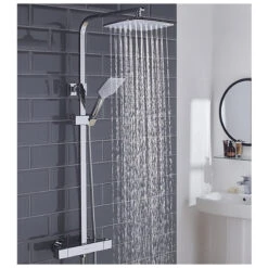 Bristan Craze2 Rigid Riser Bar Mixer - Chrome -Home Bathroom Store bristan craze2 rigid riser bar mixer crz2 shxdivctff c 2