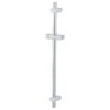 Bristan Evo Riser Rail With Adjustable Fixing Brackets - White/Chrome 1 Bristan Evo Riser Rail With Adjustable Fixing Brackets - White/Chrome -Home Bathroom Store bristan evc adr01 wc