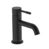 Bristan Mila Basin Mixer With Clicker Waste - Black -Home Bathroom Store bristan mila basin mixer with clicker waste black mi bas blk