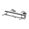 Bristan Opac Exposed Bar Shower Valve With Lever Handles - Chrome 1 Bristan Opac Exposed Bar Shower Valve With Lever Handles - Chrome -Home Bathroom Store bristan opac thermostatic tmv3 bar shower mixer valve only op shxvo isol el c
