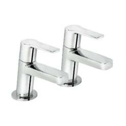 Bristan Pisa Basin Taps - Chrome