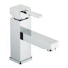 Bristan Quadrato Eco Basin Mixer - Chrome -Home Bathroom Store bristan quadrato eco basin mixer chrome qd ebasnw c