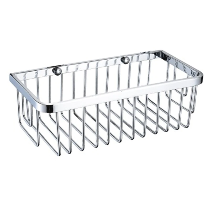 Bristan Small Wall Fixed Wire Basket - Chrome 3 Bristan Small Wall Fixed Wire Basket - Chrome