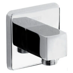 Bristan Square Wall Outlet - Chrome