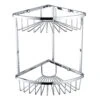 Bristan Two Tier Corner Fixed Wire Basket -Home Bathroom Store bristan wire basket comp bask06 c