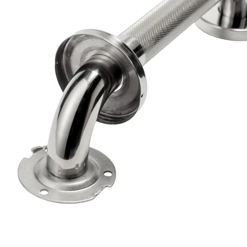Croydex 300mm Stainless Steel Straight Grab Bar With Ant-Slip Grip - Chrome 4 Croydex 300mm Stainless Steel Straight Grab Bar With Ant-Slip Grip - Chrome - Image 2