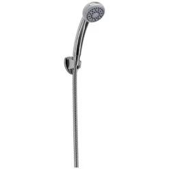 Croydex Amalfi Single Function Shower Set With Bracket - Chrome