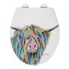 Croydex Angus McCoo Flexi-Fix Toilet Seat - Steven Brown -Home Bathroom Store croydex angus mccoo flexi fix toilet seat steven brown wl604022