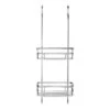 Croydex Brockham Two Tier Hook Over Basket - Chrome 1 Croydex Brockham Two Tier Hook Over Basket - Chrome -Home Bathroom Store croydex brockham two tier hook over basket chrome qm802841