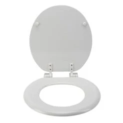 Croydex Buttermere Sit Tight Toilet Seat - White -Home Bathroom Store croydex buttermere sit tight toilet seat white wl601922h 1