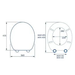 Croydex Canada Toilet Seat - White -Home Bathroom Store croydex canada toilet seat white wl401022h 3