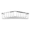 Croydex Corner Basket - Chrome -Home Bathroom Store croydex corner basket chrome qm265941