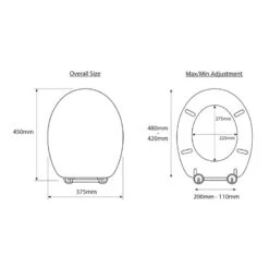 Croydex Dorney Flexi-Fix Toilet Seat - Sandstone Effect -Home Bathroom Store croydex dorney flexi fix toilet seat sandstone effect wl601915h 3