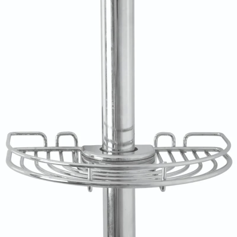 Croydex Easy Fit Shower Riser Rail Soap Basket - Chrome 5 Croydex Easy Fit Shower Riser Rail Soap Basket - Chrome - Image 3