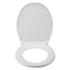 Croydex Eldon Toilet Seat With Soft Close - White -Home Bathroom Store croydex eldon toilet seat with soft close white wl533622h 1