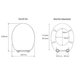 Croydex Eldon Toilet Seat With Soft Close - White -Home Bathroom Store croydex eldon toilet seat with soft close white wl533622h 3