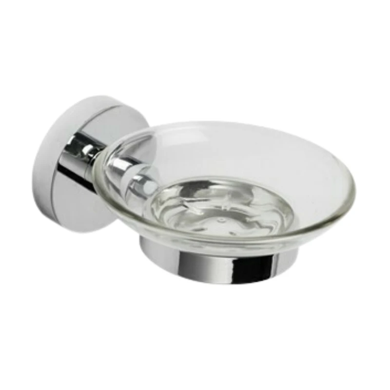 Croydex Flexi-Fix Britannia Soap Dish And Holder - Chrome 3 Croydex Flexi-Fix Britannia Soap Dish And Holder - Chrome