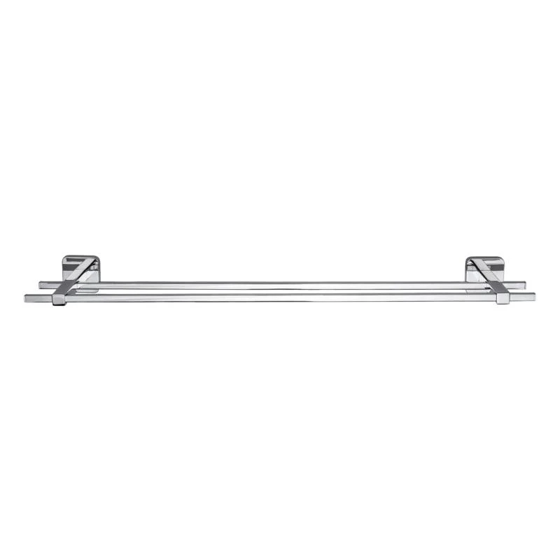 Croydex Flexi-Fix Camberwell Double Towel Rail - Chrome 3 Croydex Flexi-Fix Camberwell Double Towel Rail - Chrome