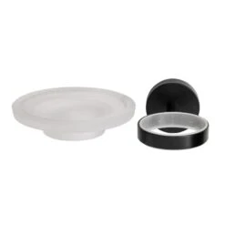 Croydex Flexi-Fix Epsom Black Soap Dish And Holder 8 Croydex Flexi-Fix Epsom Black Soap Dish And Holder -Home Bathroom Store croydex flexi fix epsom black soap dish and holder qm481921 2