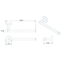 Croydex Flexi-Fix Epsom Black Towel Bar 9 Croydex Flexi-Fix Epsom Black Towel Bar -Home Bathroom Store croydex flexi fix epsom black towel bar qm481521 3