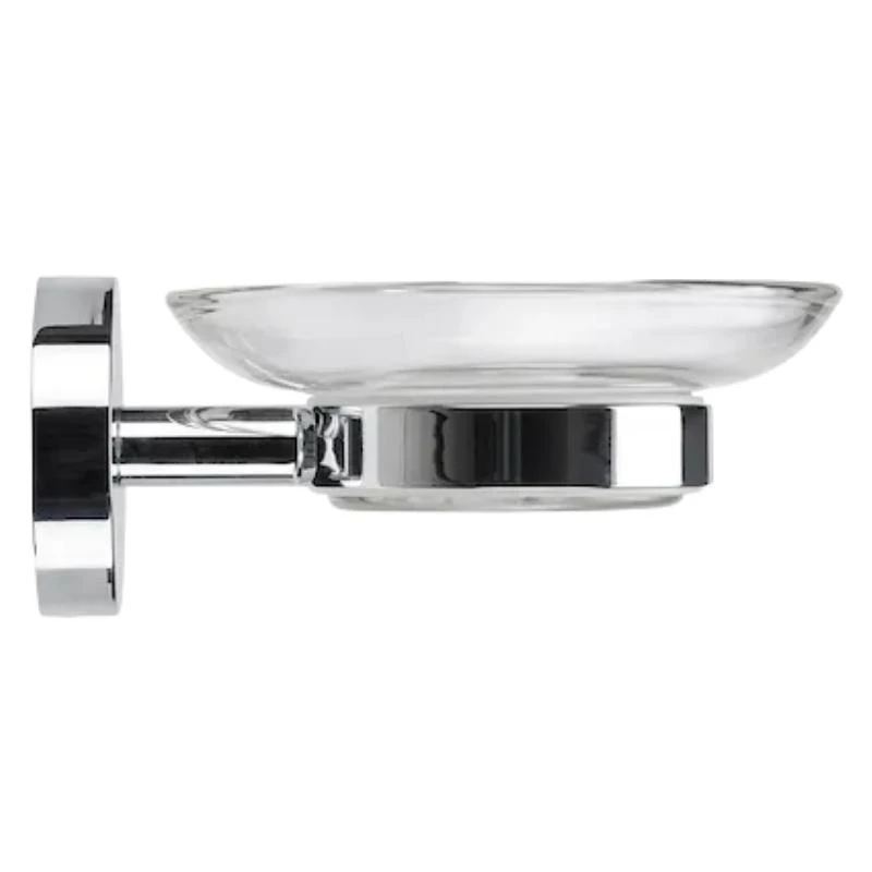 Croydex Flexi-Fix Epsom Soap Dish And Holder - Chrome 4 Croydex Flexi-Fix Epsom Soap Dish And Holder - Chrome - Image 2