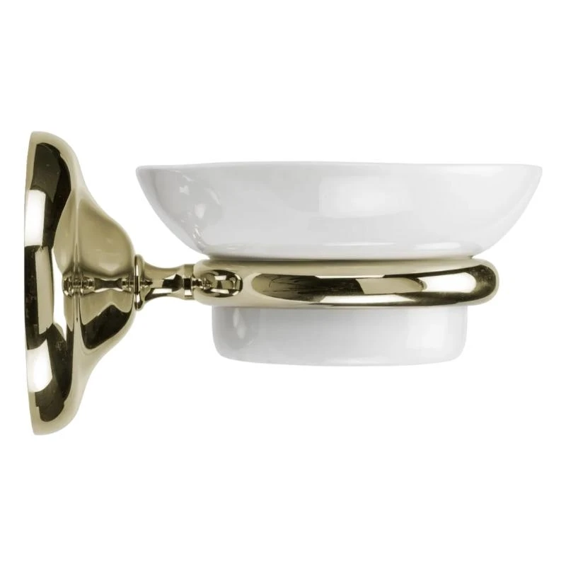 Croydex Flexi-Fix Grosvenor Gold Soap Dish And Holder - Gold 4 Croydex Flexi-Fix Grosvenor Gold Soap Dish And Holder - Gold - Image 2
