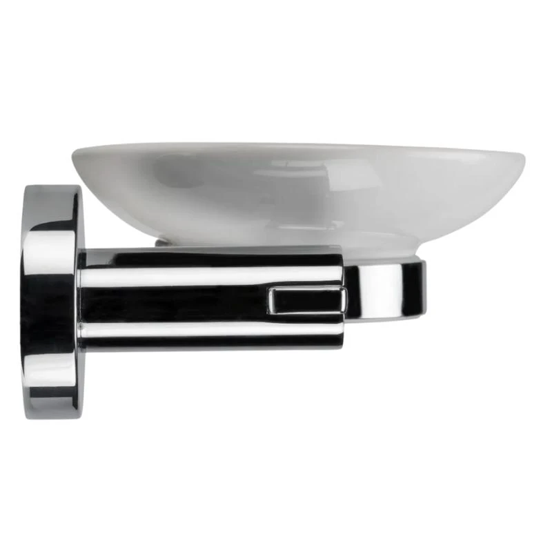 Croydex Flexi-Fix Metra Soap Dish And Holder - Chrome 4 Croydex Flexi-Fix Metra Soap Dish And Holder - Chrome - Image 2