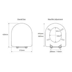 Croydex Garda Flexi-Fix Toilet Seat - White -Home Bathroom Store croydex garda flexi fix toilet seat white wl600922h 3