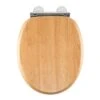 Croydex Hartley Toilet Seat - Oak Effect -Home Bathroom Store croydex hartley toilet seat oak effect wl605076h