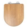 Croydex Levico Flexi-Fix Wood Toilet Seat - Oak Effect -Home Bathroom Store croydex levico flexi fix wood toilet seat oak effect wl610286h