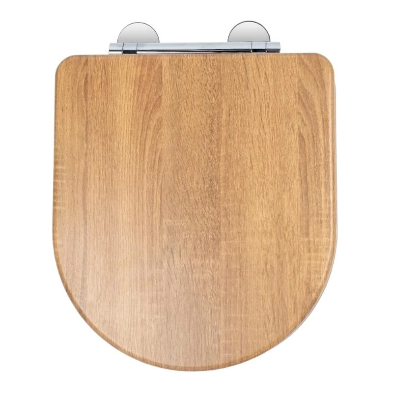 Croydex Levico Flexi-Fix Wood Toilet Seat - Oak Effect 3 Croydex Levico Flexi-Fix Wood Toilet Seat - Oak Effect