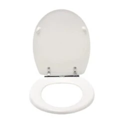 Croydex Lugano Flexi-Fix Toilet Seat - White -Home Bathroom Store croydex lugano flexi fix toilet seat white wl601022h 1