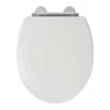 Croydex Lugano Flexi-Fix Toilet Seat - White -Home Bathroom Store croydex lugano flexi fix toilet seat white wl601022h