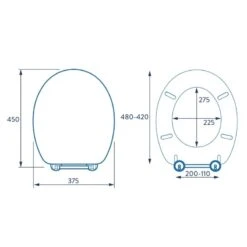 Croydex Lugano Flexi-Fix Toilet Seat - White -Home Bathroom Store croydex lugano flexi fix toilet seat white wl601022h 3