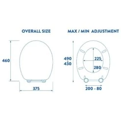 Croydex Maitland Flexi-Fix Toilet Seat -Home Bathroom Store croydex maitland flexi fix toilet seat wl605122h 3