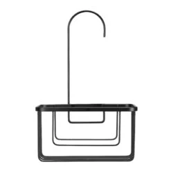 Croydex Matt Black Hook Over Shower Caddy -Home Bathroom Store croydex matt black hook over shower caddy qm260421 1