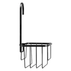 Croydex Matt Black Hook Over Shower Caddy -Home Bathroom Store croydex matt black hook over shower caddy qm260421 2