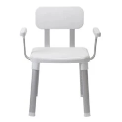 Croydex Modular Shower Seat With Arms - White
